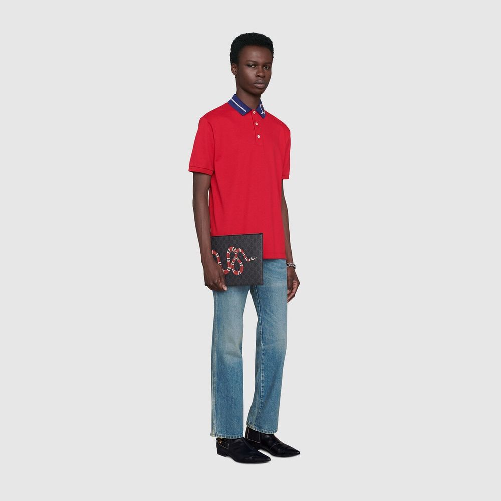 Gucci kingsnake polo new arrivals