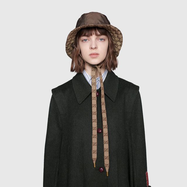 Reversible hat in gg canvas and nylon online