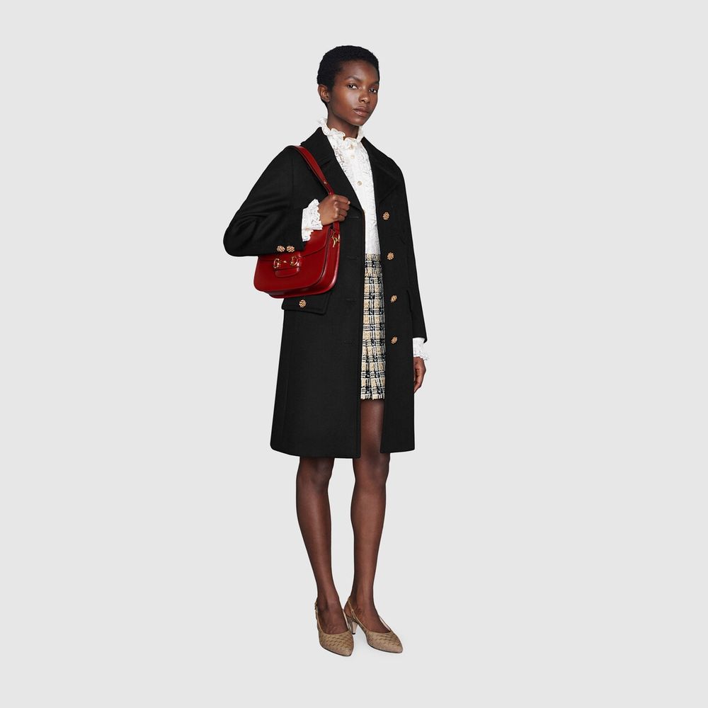 Gucci wool coat with web store