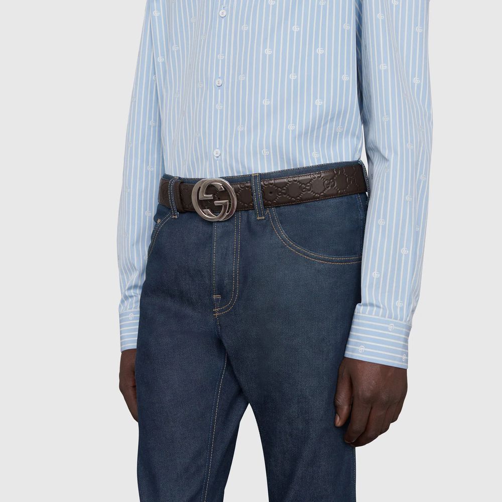 Gucci belt signature store