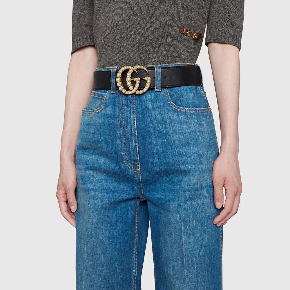 Gucci belt pearl store