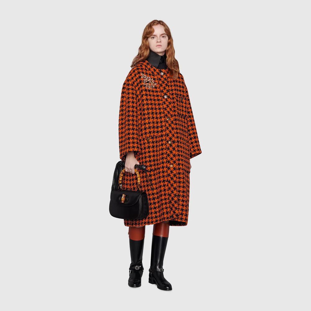 Gucci houndstooth coat outlet