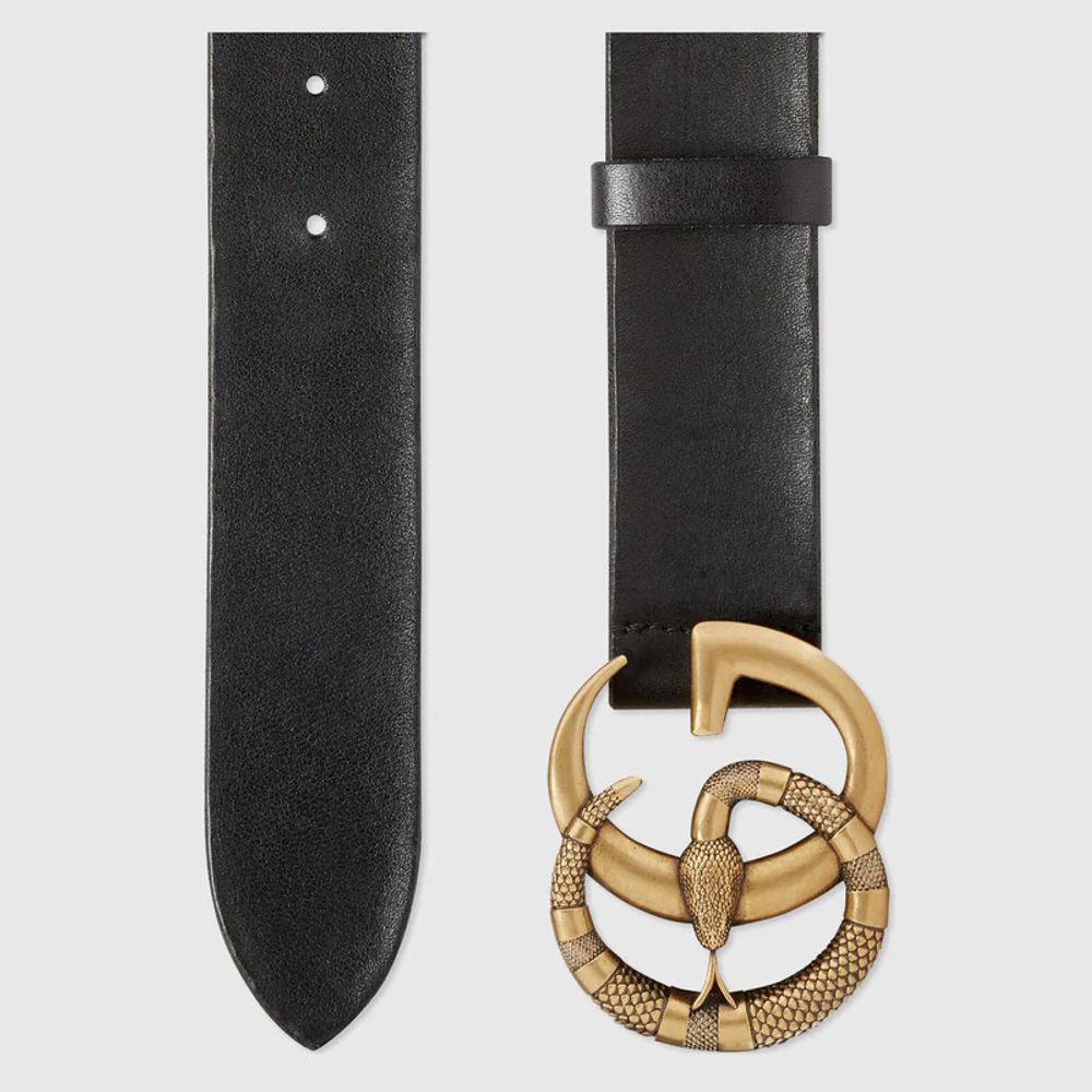Gucci snake belt buckle top