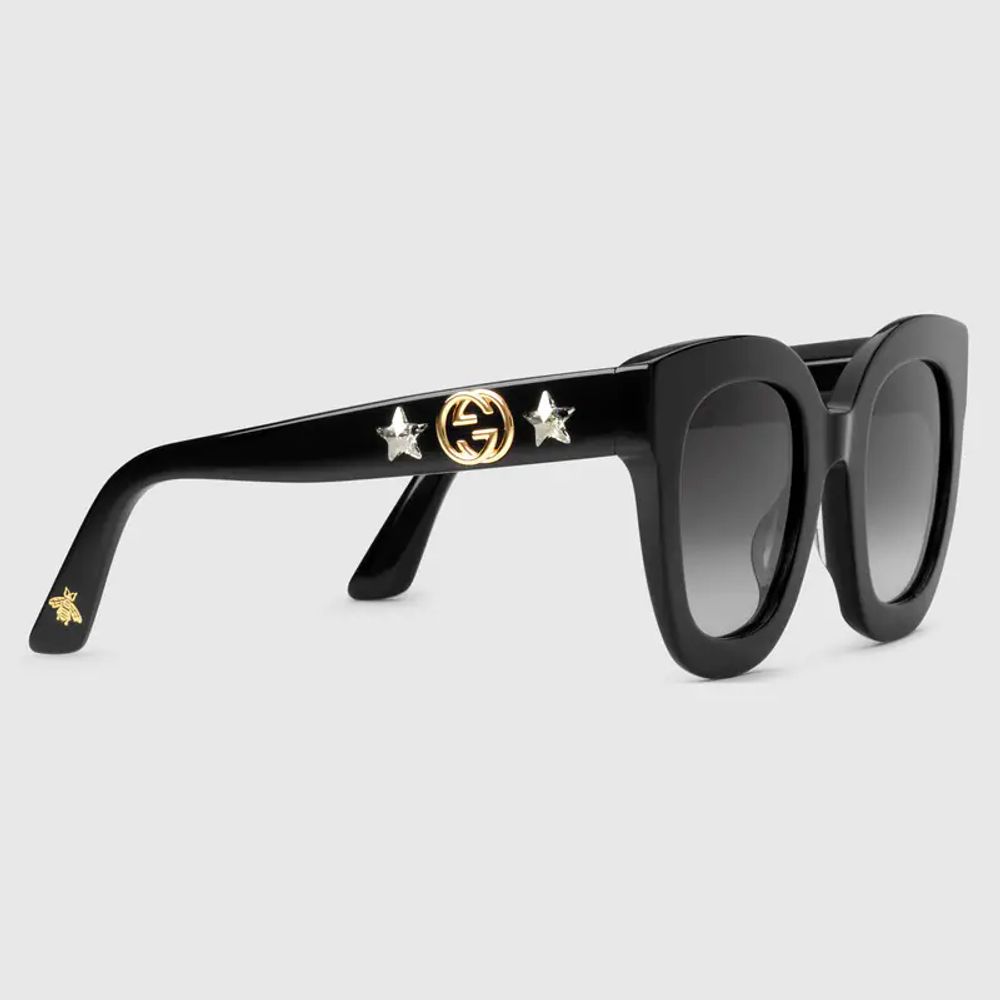 Gucci Round frame acetate sunglasses with star Yorkdale Mall