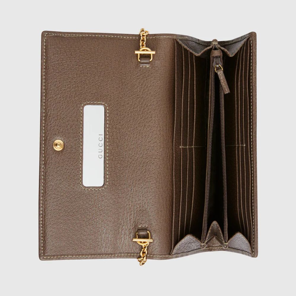 Gucci Ophidia GG chain wallet Square One