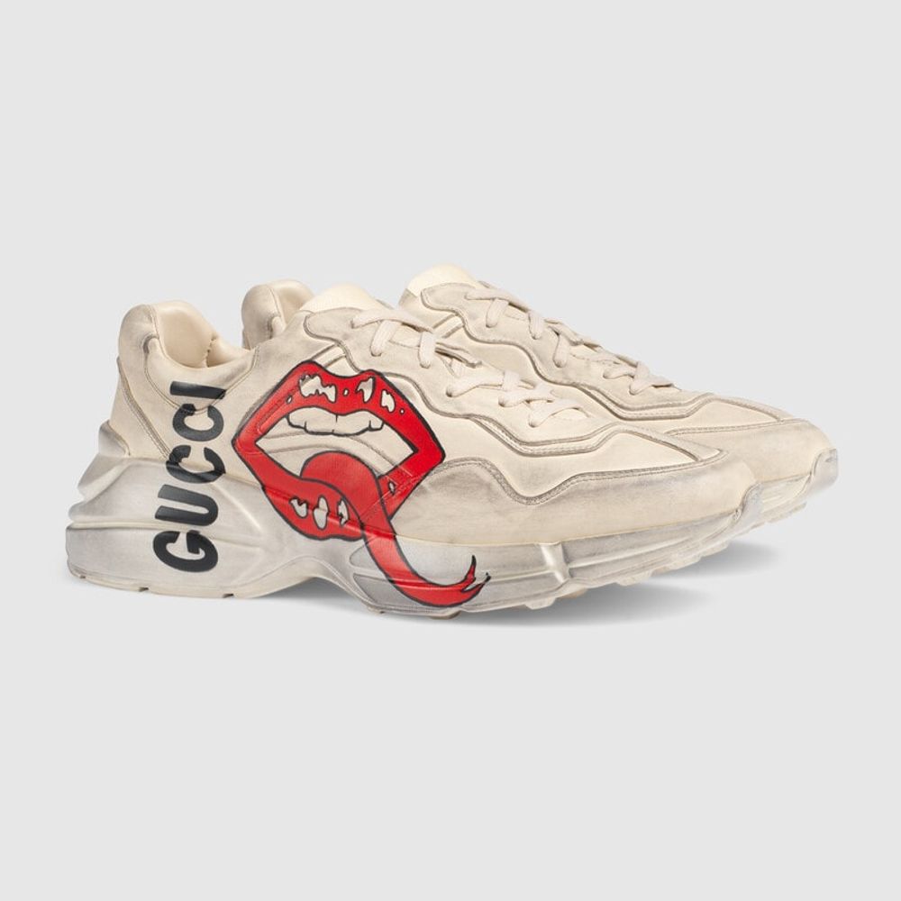 Gucci sneakers with mouth discount