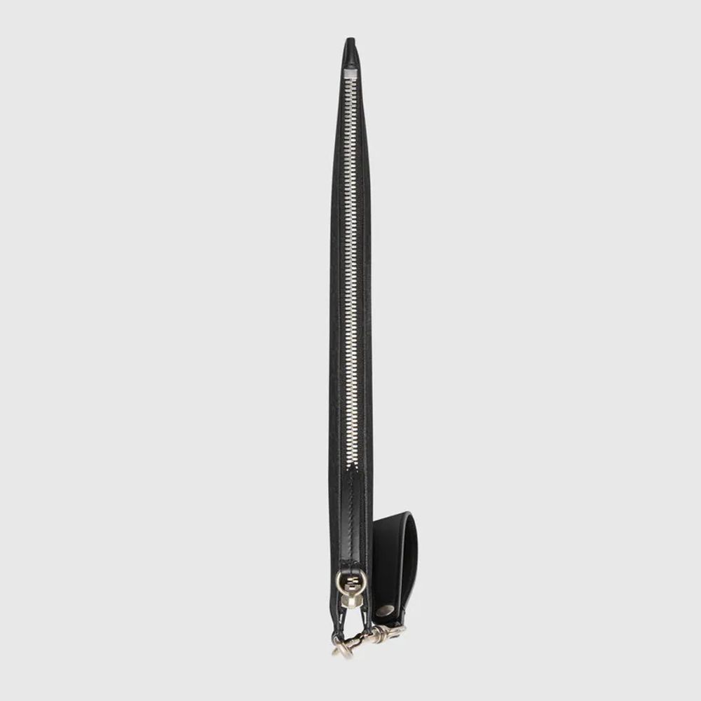 Gucci bestiary pouch with kingsnake sales