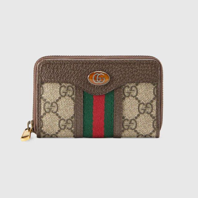 Gucci Ophidia GG zip around card case Square One