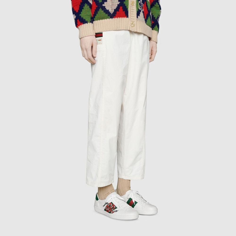 Men's ace embroidered sneaker on sale