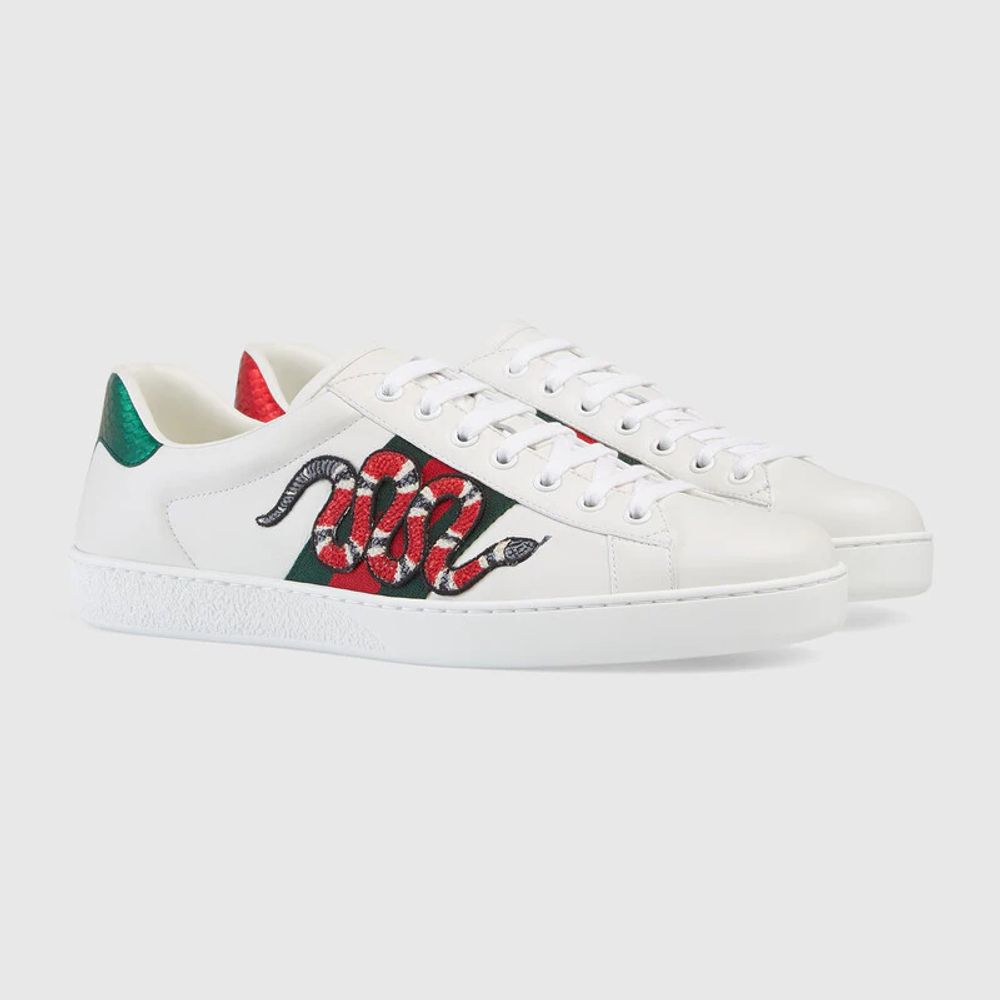 Gucci Men s Ace embroidered sneaker Square One