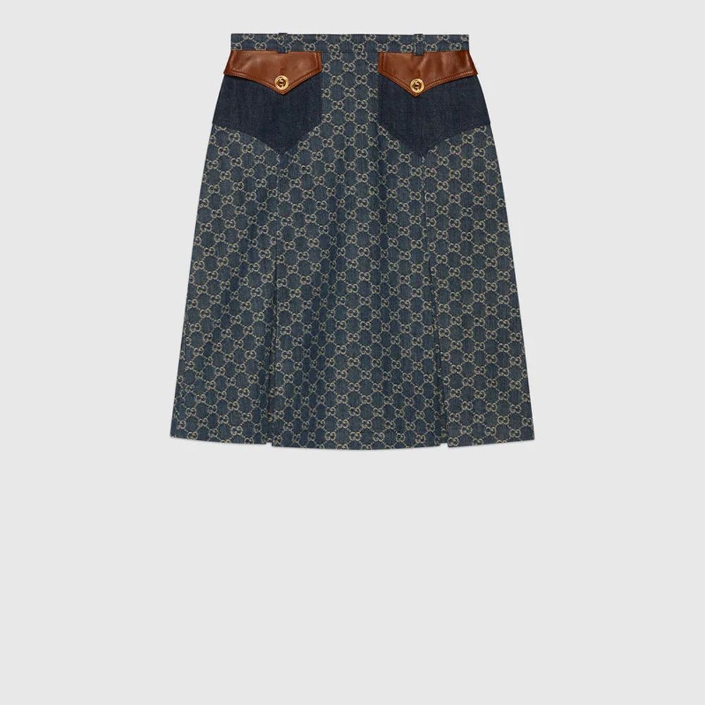 Organic cheap denim skirt