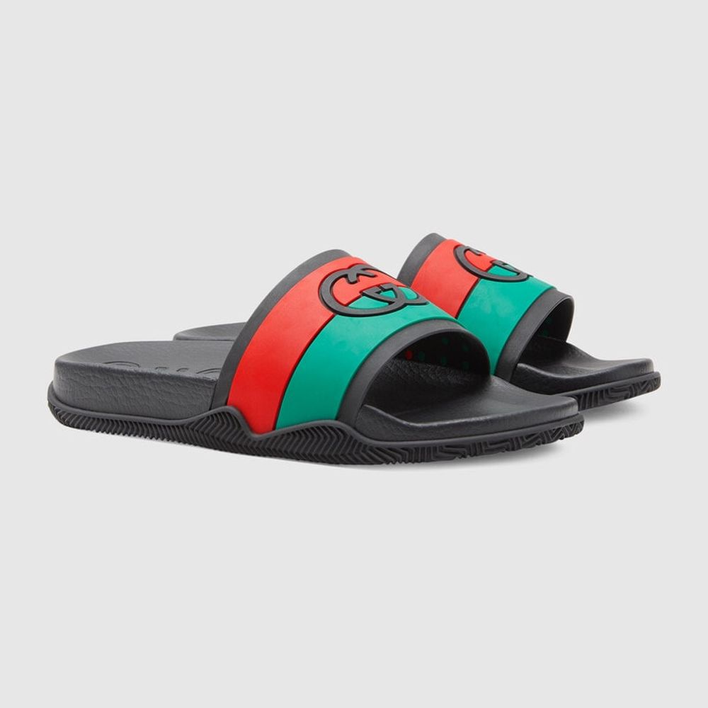 Gucci Men s Interlocking G slide sandal Square One