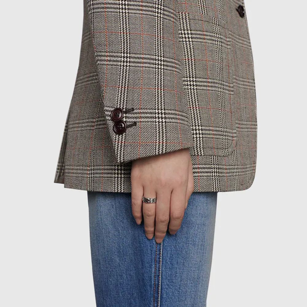 Gucci Wide ring with Interlocking G Square One