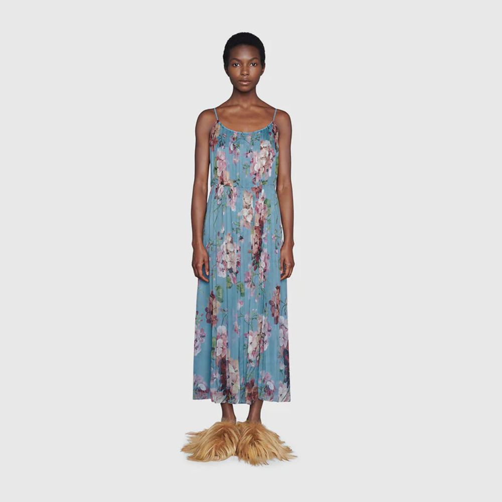 Gucci floral shop maxi dress
