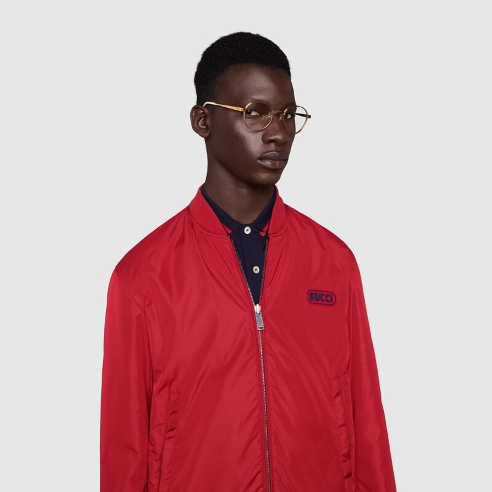 Gucci reversible bomber jacket on sale