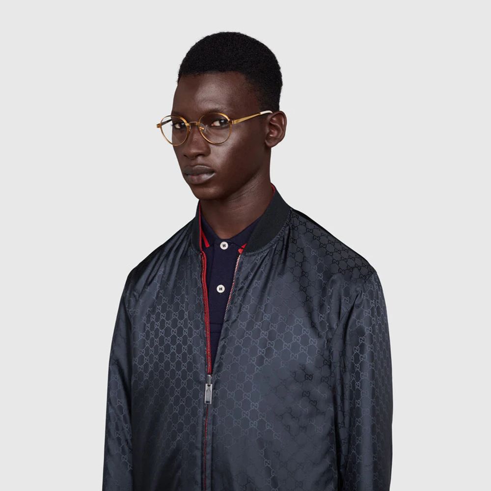Gucci bomber jacket black outlet
