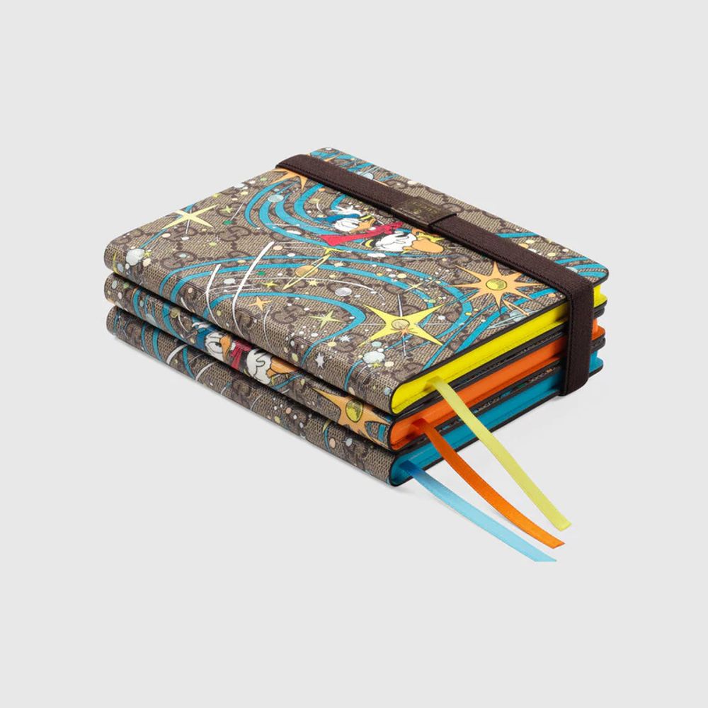 Gucci Disney x Gucci set of 3 Small Donald Duck notebooks | Square One