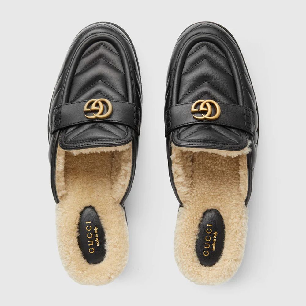 Gucci Women s slipper with Double G Square One