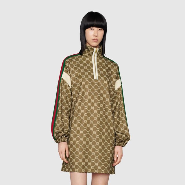 Gucci hooded on sale jersey dress