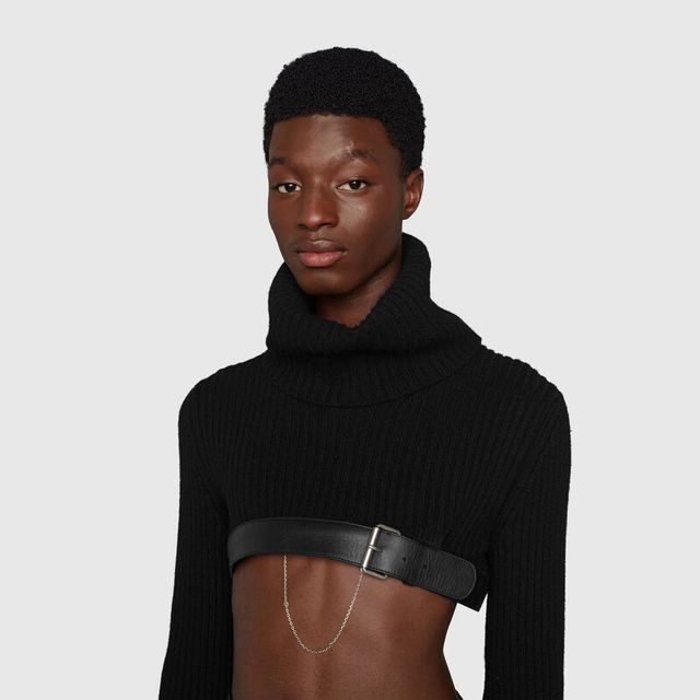 Gucci black turtleneck sweater new arrivals