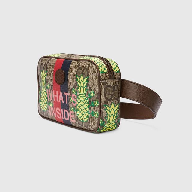 Gucci pineapple tote shop