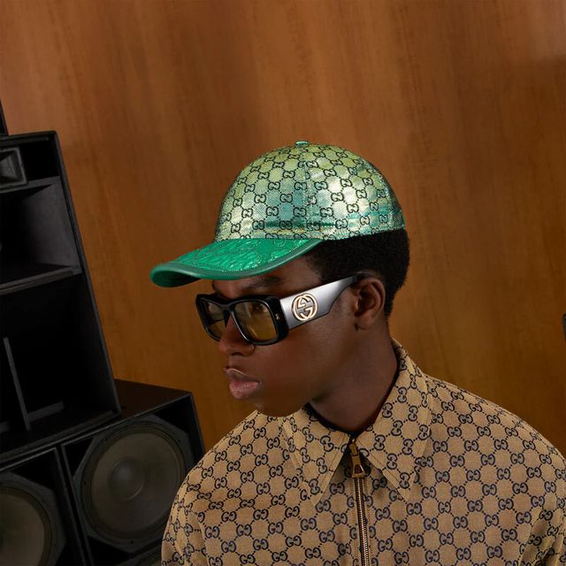 Gucci GG lam jacquard baseball hat Square One