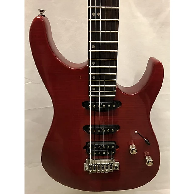 ギター Washburn USA MG120 Washburn Used Washburn MG120 Red Flame Solid Body Electric Guitar