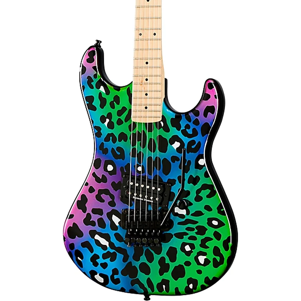Kramer Baretta Feral Cat Custom Graphic Electric Guitar Rainbow Leopard |  Hamilton Place
