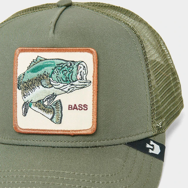 [Goorin Bros] Gone Fishin' Trucker Hat トラッカーハット Goorin Bros Gone Fishin' Trucker Hat, Olive, One Size