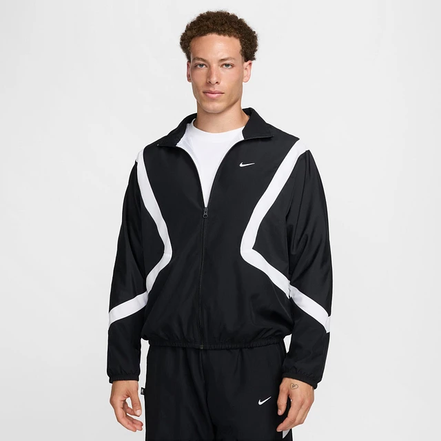 NIKE Men's Nike Woven Half-Zip Basketball Jacket at
