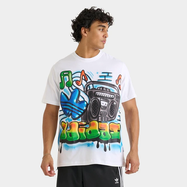 Adidas Men's adidas Originals Airbrush Graphic T-Shirt at