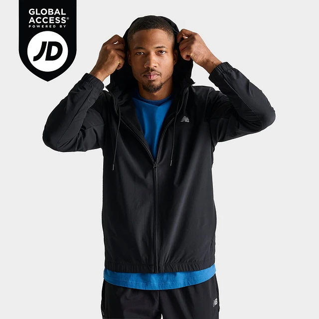 LACOSTE Men's Lacoste Woven Full-Zip Jacket at Hamilton Place in
