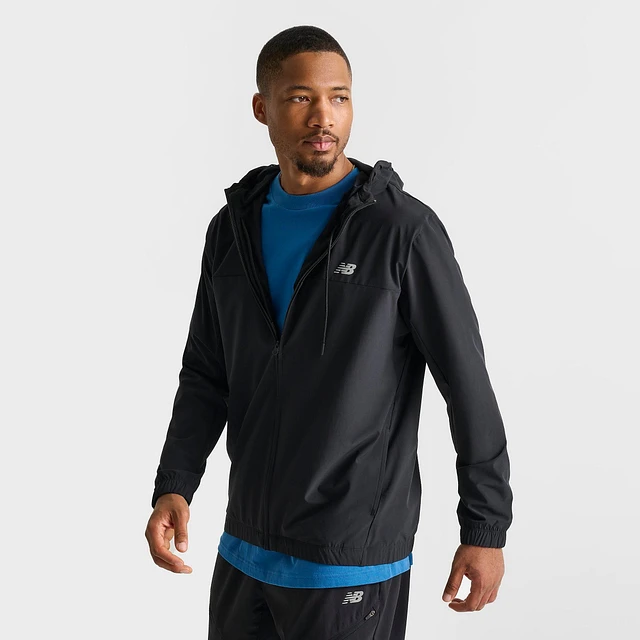 LACOSTE Men's Lacoste Woven Full-Zip Jacket at Hamilton Place in