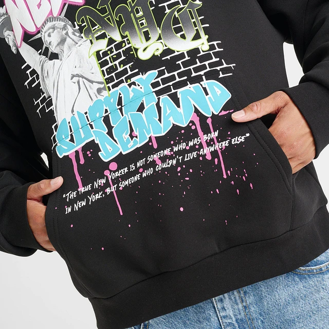 パーカー・フーディ [Supply & Demand] NYC Graphic Pullover Hoodie Supply and Demand Men's Supply & Demand NYC Graphic Pullover