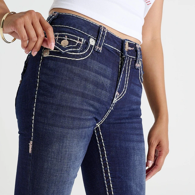 True Religion Rhinestone Skinny Jeans RN#112790 CA#30427