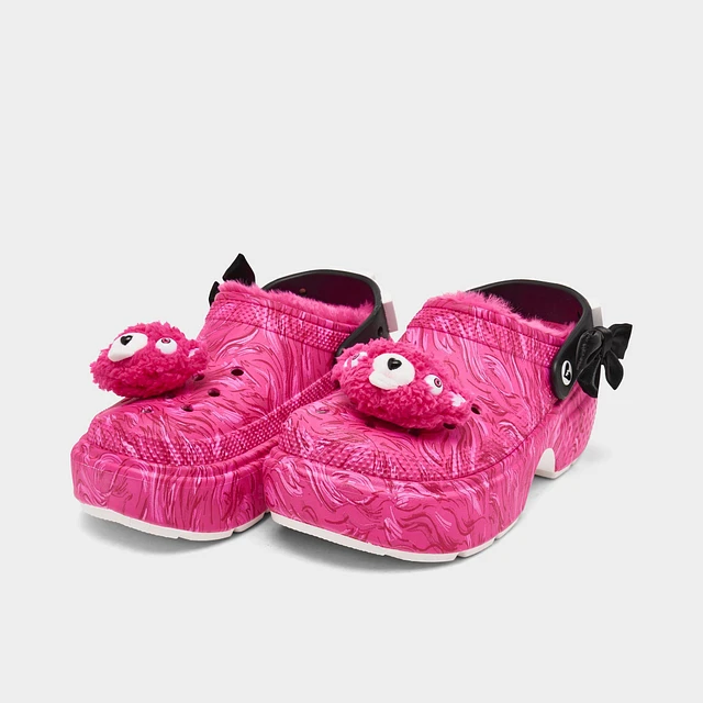 最新 Stomp X Fortnite Womens Crocs Lined Liberty | Pink Shoes - 靴