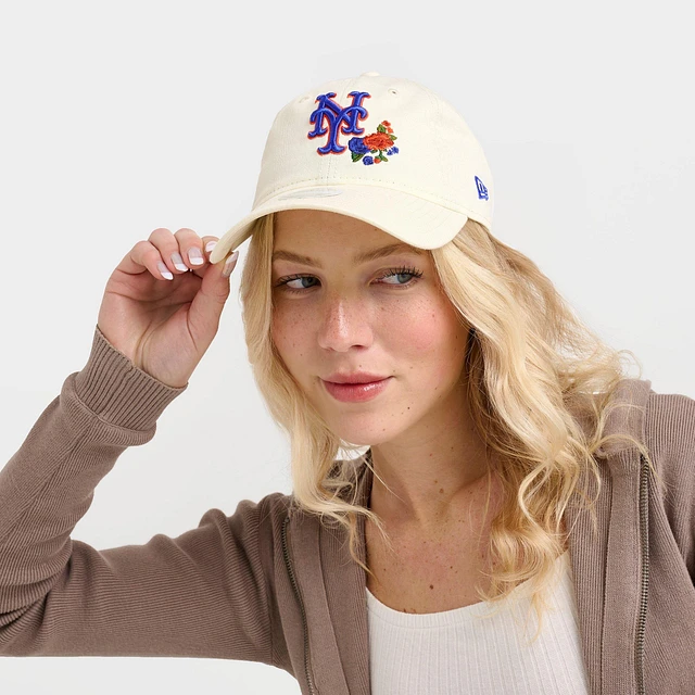 New Era New York Mets MLB Floral 9TWENTY Strapback Hat at