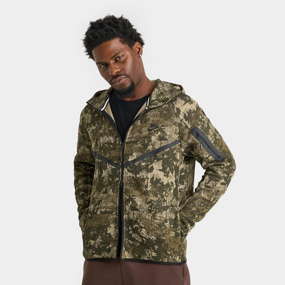 NIKE Men s Nike Tech Fleece Camo Windrunner Full Zip Hoodie Arden Fair
