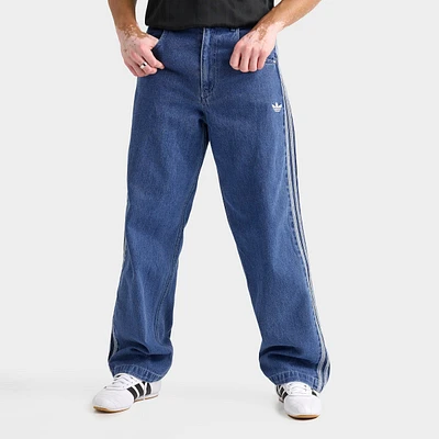 adidas Adicolor Baggy Fit Firebird Track Pants - Brown