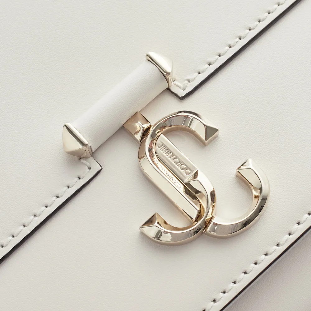 Jimmy choo discount white leather bag