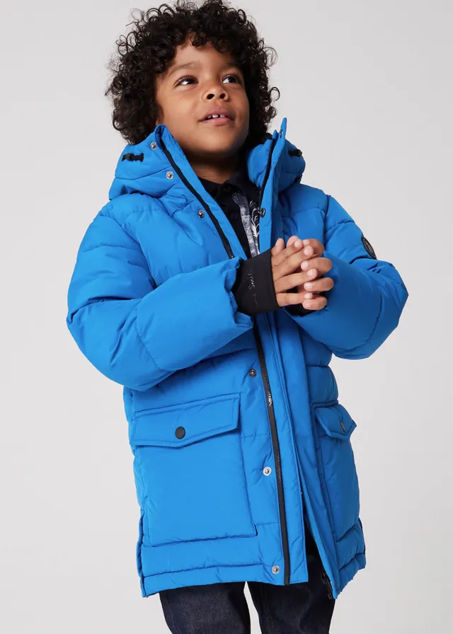Boys blue padded sales coat