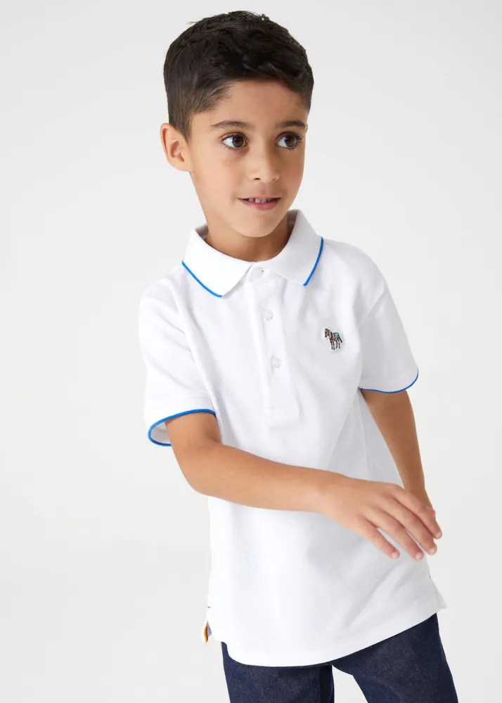 Paul Smith 2 13 Years Zebra Logo Polo Shirt King s Cross