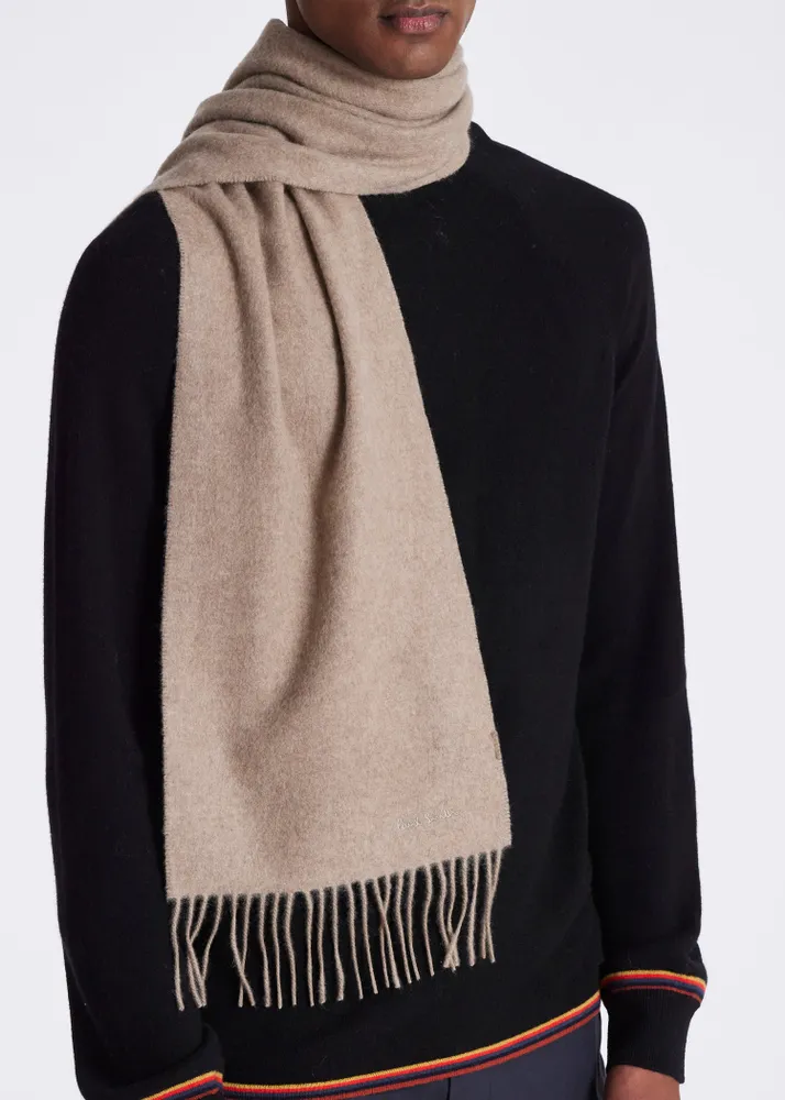 Paul smith mens cashmere scarf online