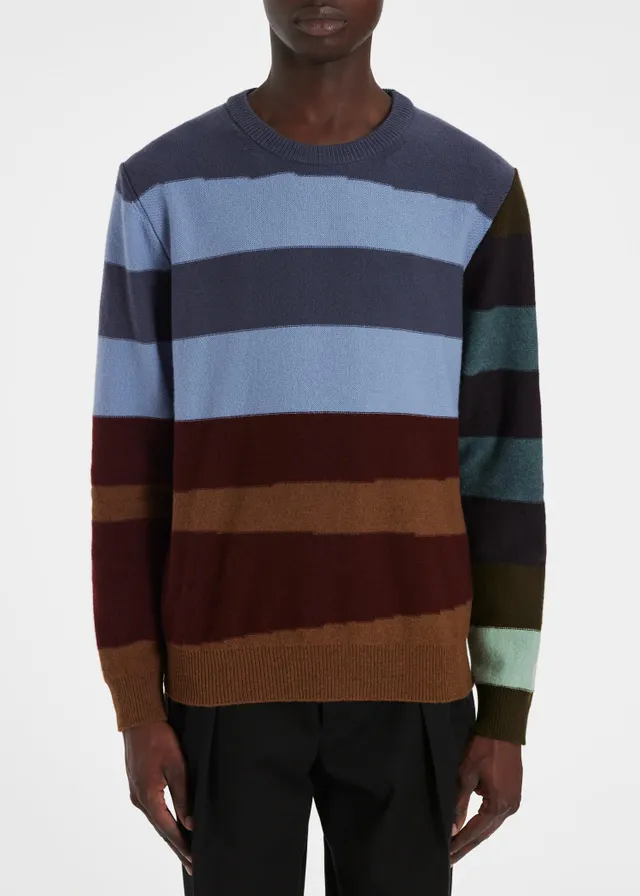 PS Paul Smith Wool Blend Multi Stripe Sweater King s Cross