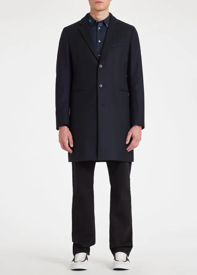 Navy epsom coat online