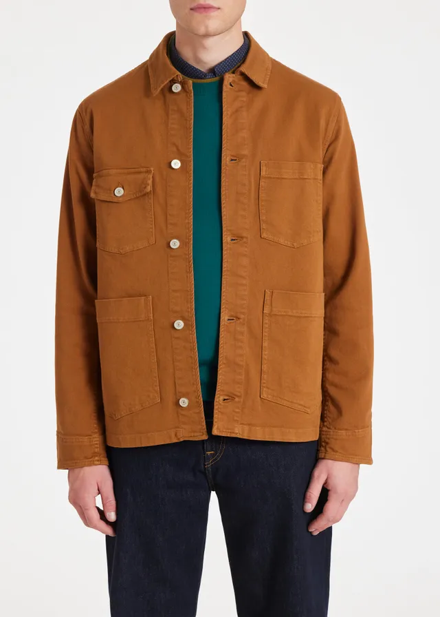 PS Paul Smith Grey Stretch Cotton Chore Jacket King s Cross