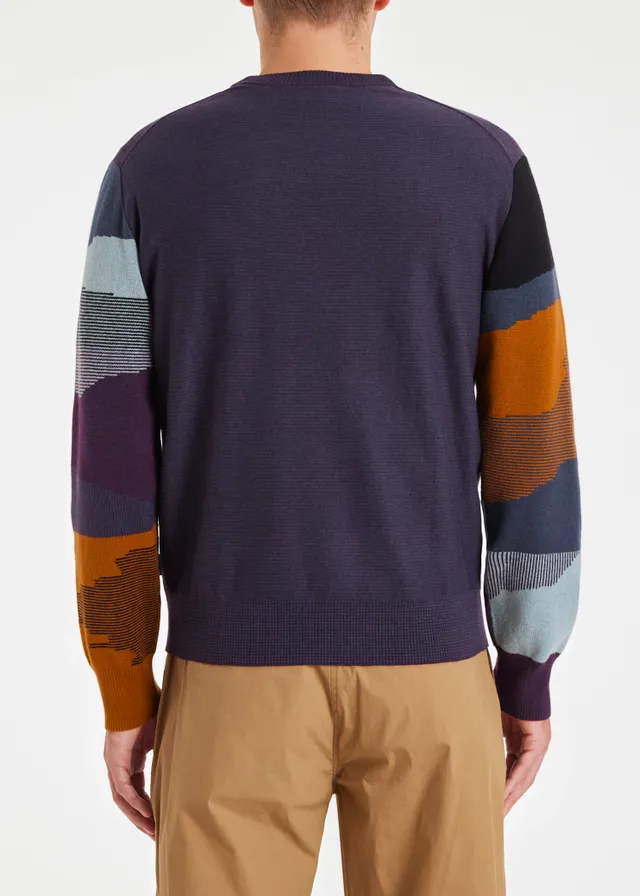 Paul Smith Mix Up Stripe Cotton Blend Sweater King s Cross