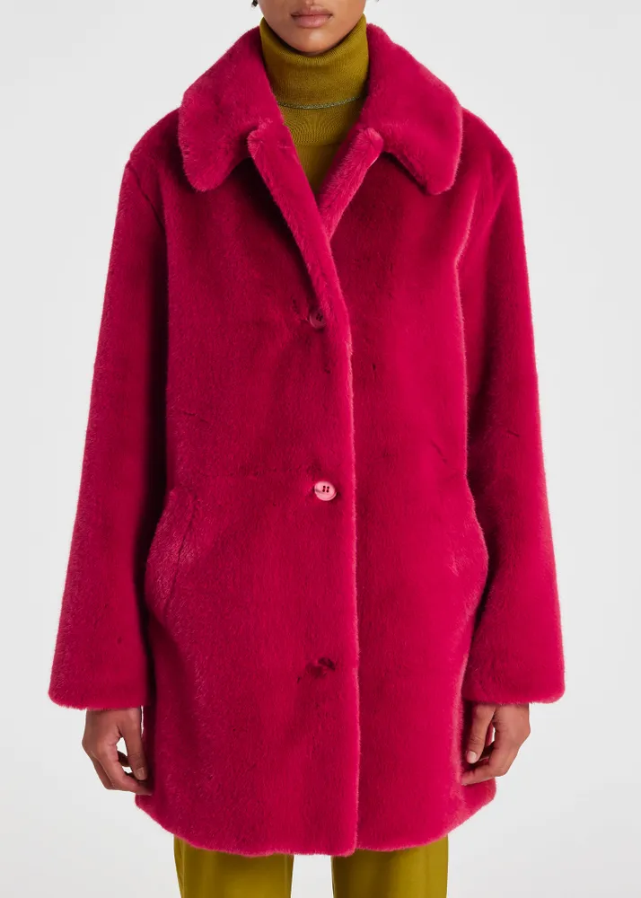 Oasis cheap pink coat