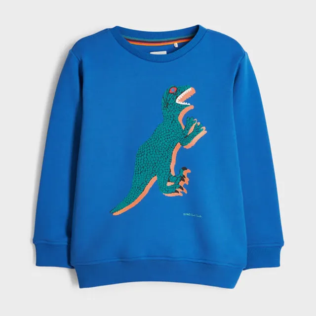 Paul Smith 2 13 Years Turquoise Dino Sweatshirt King s Cross