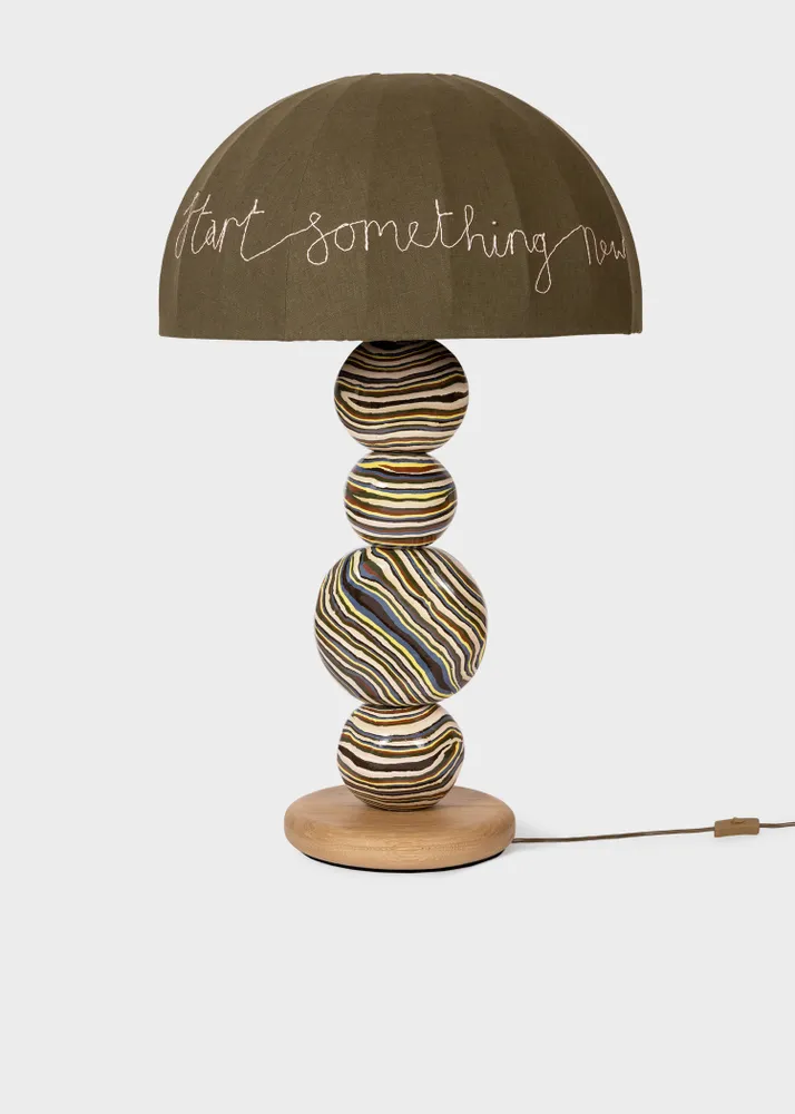 Henry antique online brass table lamp